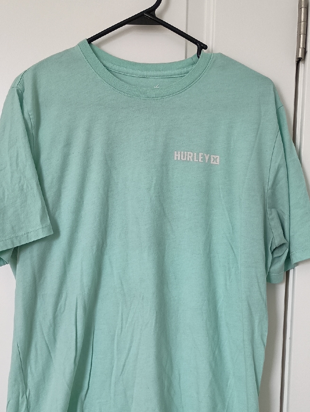 Hurley Men's Mint Green Short Sleeve Logo Tee